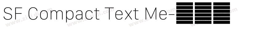 SF Compact Text Me字体转换